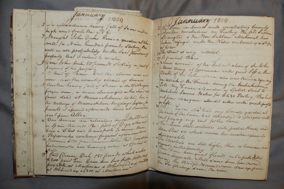 Diary entries for 5th – 30th January 1809, Dr Thomas Lucas of Stirling